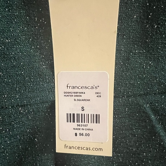 BRAND NEW Blue Rain Shimmer Wrap Skirt Mini Dress - Picture 5 of 7